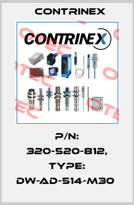 P/N: 320-520-812, Type: DW-AD-514-M30  Contrinex