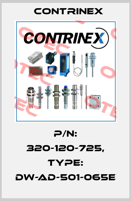 p/n: 320-120-725, Type: DW-AD-501-065E Contrinex