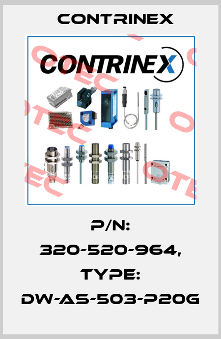 p/n: 320-520-964, Type: DW-AS-503-P20G Contrinex