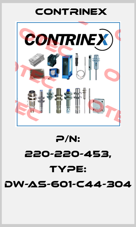 P/N: 220-220-453, Type: DW-AS-601-C44-304  Contrinex