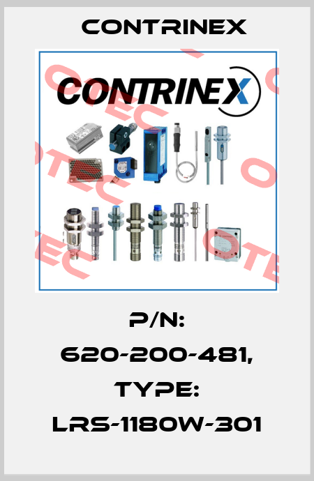 p/n: 620-200-481, Type: LRS-1180W-301 Contrinex