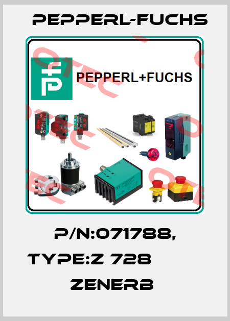 P/N:071788, Type:Z 728                   Zenerb  Pepperl-Fuchs