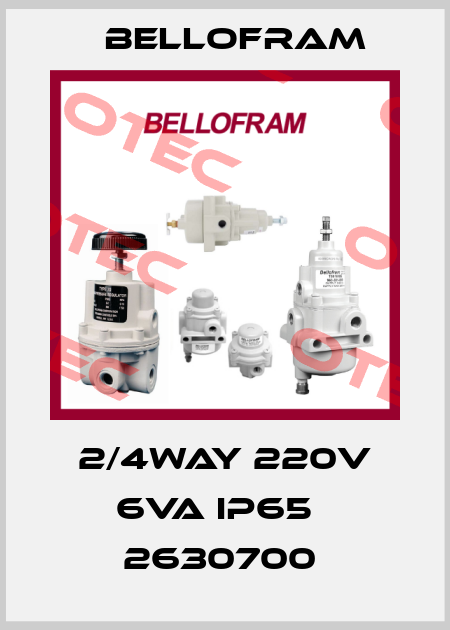 2/4WAY 220V 6VA IP65   2630700  Bellofram