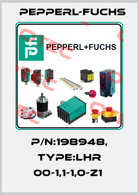 P/N:198948, Type:LHR 00-1,1-1,0-Z1  Pepperl-Fuchs