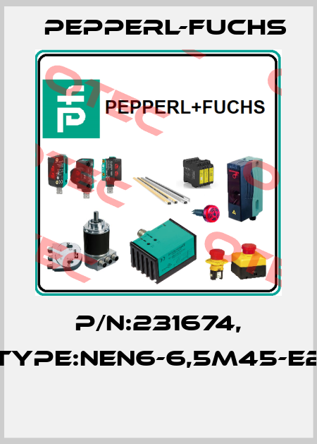 P/N:231674, Type:NEN6-6,5M45-E2  Pepperl-Fuchs