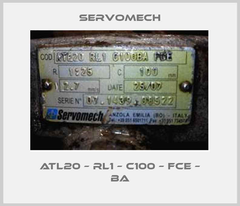 ATL20 – RL1 – C100 – FCE – BA-big