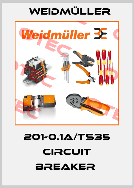 201-0.1A/TS35 CIRCUIT BREAKER  Weidmüller