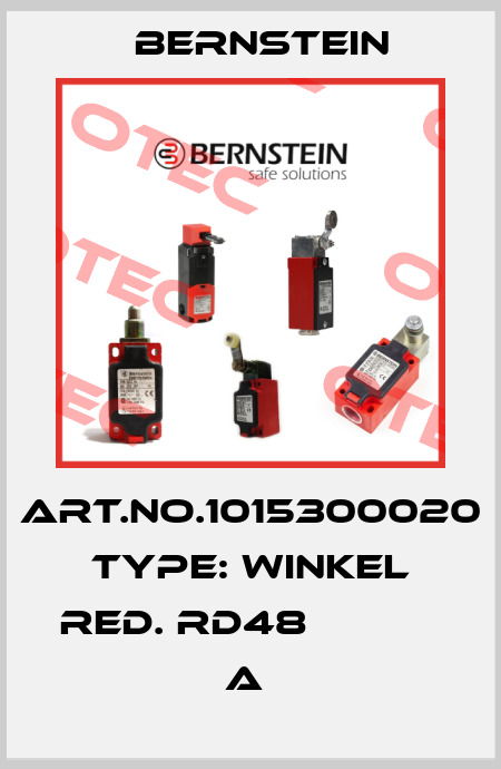 Art.No.1015300020 Type: WINKEL RED. RD48             A  Bernstein