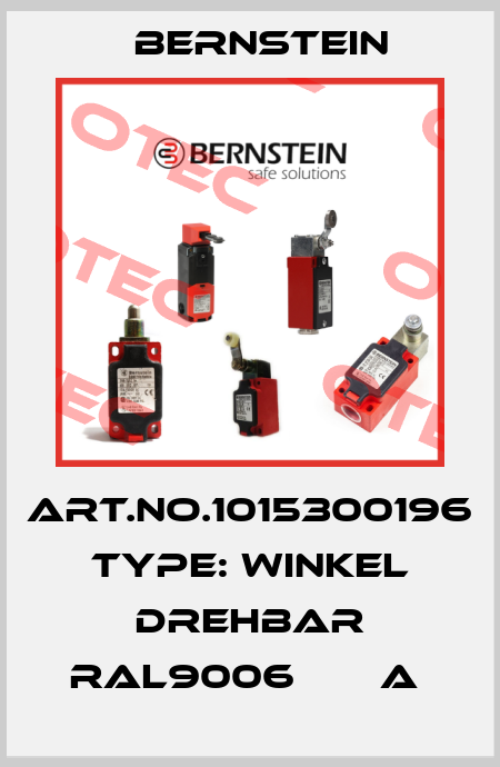 Art.No.1015300196 Type: WINKEL DREHBAR RAL9006       A  Bernstein