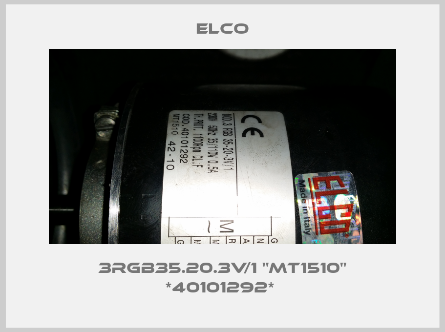 3RGB35.20.3V/1 "MT1510" *40101292* -big