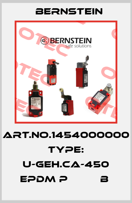 Art.No.1454000000 Type: U-GEH.CA-450 EPDM P          B  Bernstein