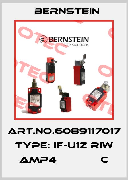 Art.No.6089117017 Type: IF-U1Z RIW AMP4              C Bernstein