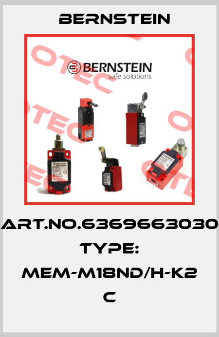 Art.No.6369663030 Type: MEM-M18ND/H-K2               C Bernstein