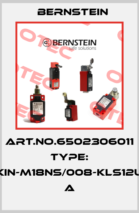 Art.No.6502306011 Type: KIN-M18NS/008-KLS12U         A Bernstein