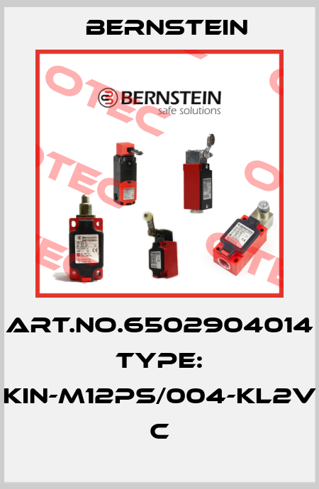 Art.No.6502904014 Type: KIN-M12PS/004-KL2V           C Bernstein