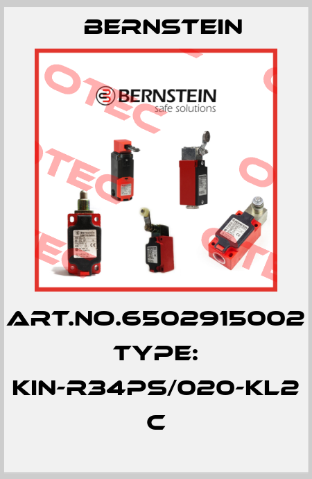 Art.No.6502915002 Type: KIN-R34PS/020-KL2            C Bernstein