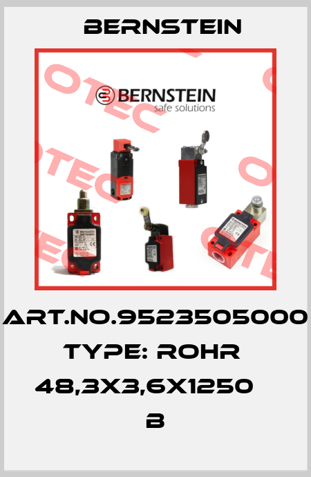 Art.No.9523505000 Type: ROHR  48,3X3,6X1250          B Bernstein