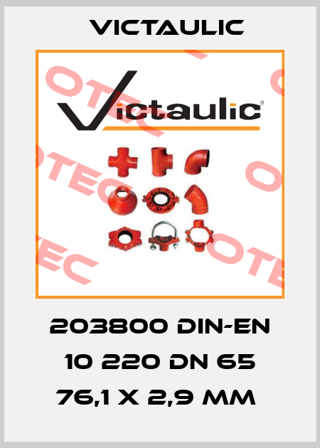 203800 DIN-EN 10 220 DN 65 76,1 X 2,9 MM  Victaulic