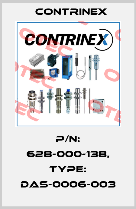 p/n: 628-000-138, Type: DAS-0006-003 Contrinex