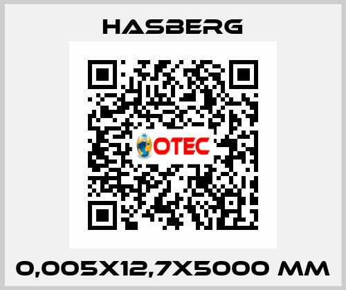 0,005X12,7X5000 MM Hasberg