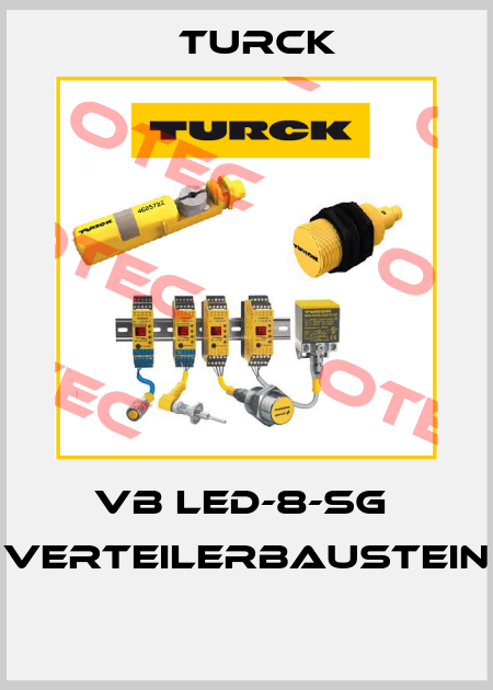 VB LED-8-SG  VERTEILERBAUSTEIN  Turck