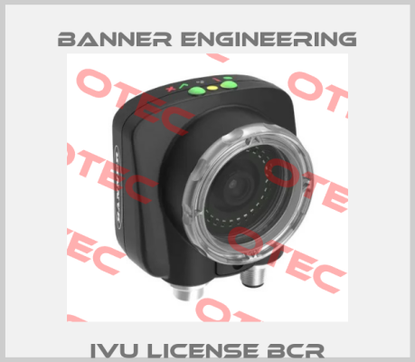 IVU LICENSE BCR Banner Engineering