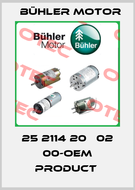 25 2114 20 б02 00-OEM product  Bühler Motor