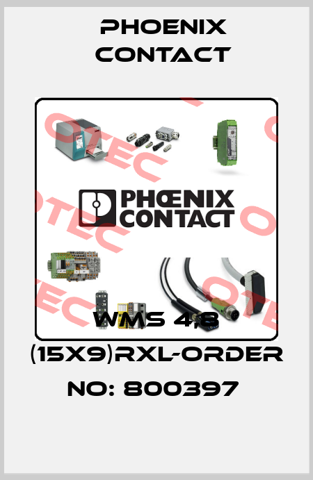 WMS 4,8 (15X9)RXL-ORDER NO: 800397  Phoenix Contact