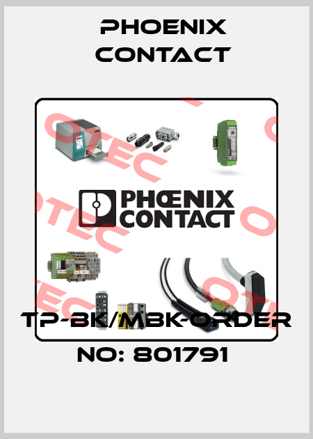 TP-BK/MBK-ORDER NO: 801791  Phoenix Contact