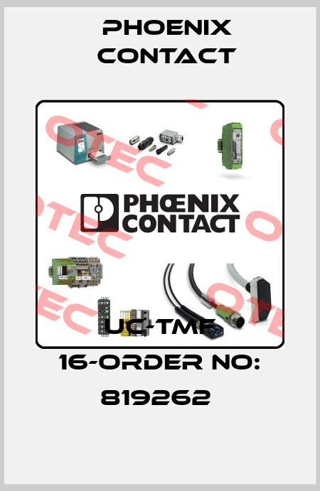 UC-TMF 16-ORDER NO: 819262  Phoenix Contact