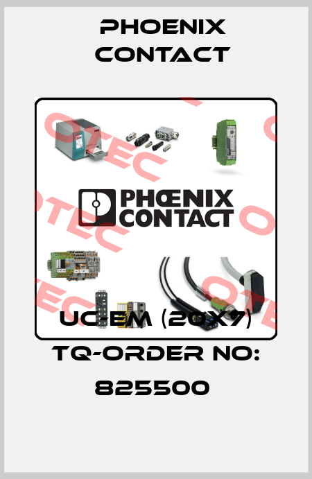 UC-EM (20X7) TQ-ORDER NO: 825500  Phoenix Contact