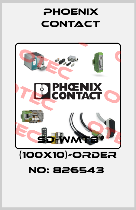 SD-WMTB (100X10)-ORDER NO: 826543  Phoenix Contact