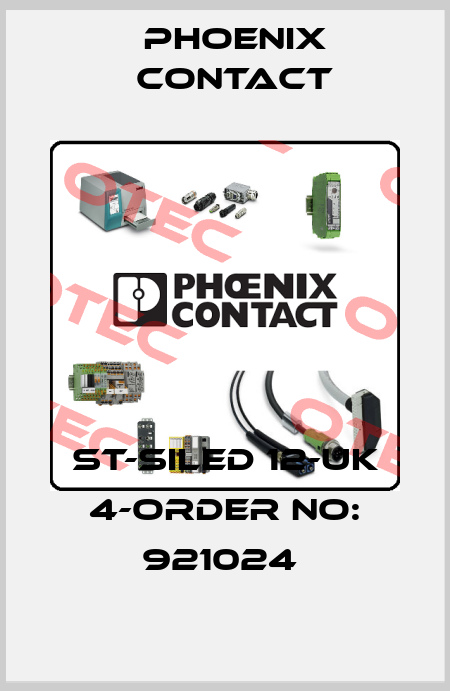 ST-SILED 12-UK 4-ORDER NO: 921024  Phoenix Contact