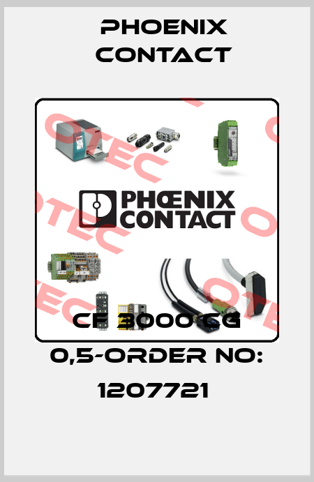 CF 3000 CG 0,5-ORDER NO: 1207721  Phoenix Contact