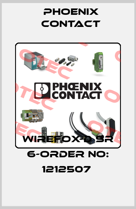 WIREFOX-D SR 6-ORDER NO: 1212507  Phoenix Contact