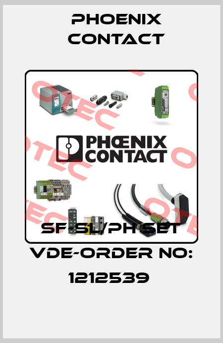 SF-SL/PH SET VDE-ORDER NO: 1212539  Phoenix Contact