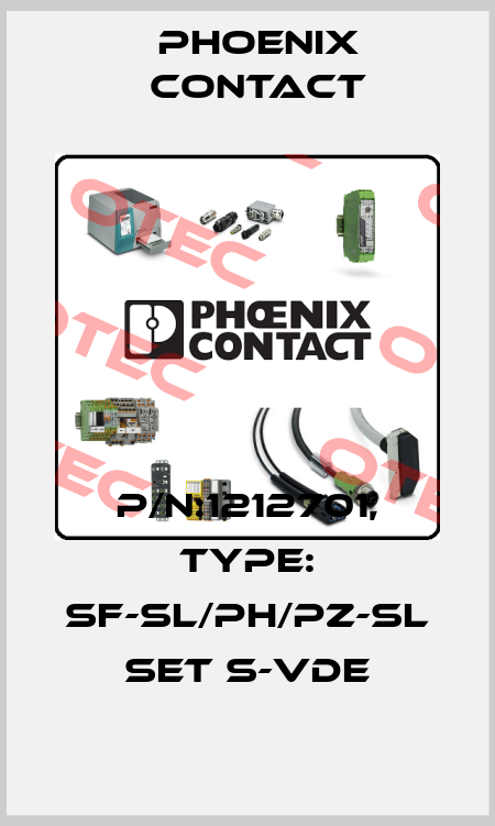 p/n:1212701, Type: SF-SL/PH/PZ-SL SET S-VDE Phoenix Contact