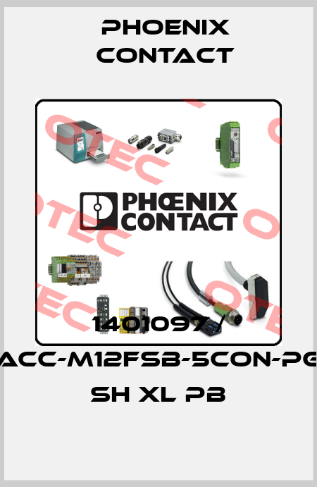 1401097 / SACC-M12FSB-5CON-PG9 SH XL PB Phoenix Contact