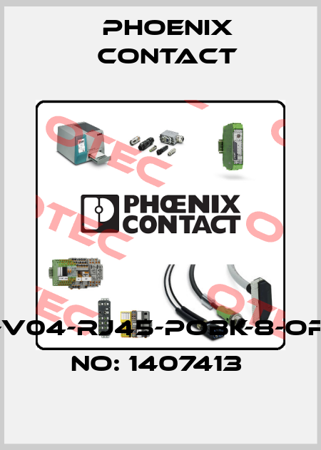 CUC-V04-RJ45-POBK-8-ORDER NO: 1407413  Phoenix Contact
