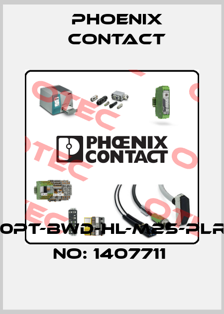 HC-EVO-B10PT-BWD-HL-M25-PLRBK-ORDER NO: 1407711  Phoenix Contact
