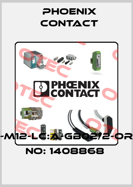 FOC-M12-LC:A-GB02/2-ORDER NO: 1408868  Phoenix Contact