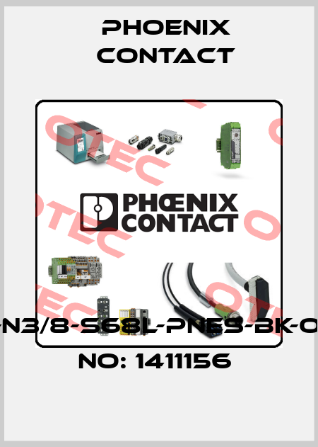 G-INS-N3/8-S68L-PNES-BK-ORDER NO: 1411156  Phoenix Contact