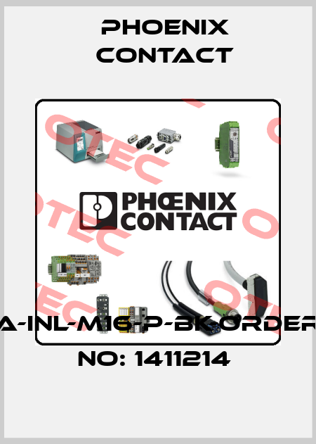A-INL-M16-P-BK-ORDER NO: 1411214  Phoenix Contact