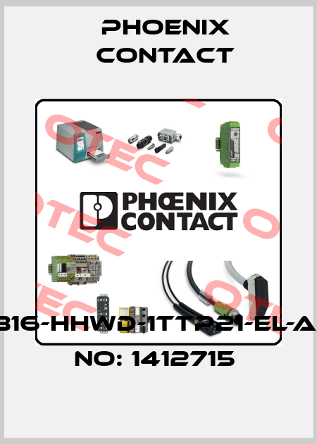 HC-STA-B16-HHWD-1TTP21-EL-AL-ORDER NO: 1412715  Phoenix Contact
