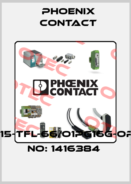 HC-D15-TFL-66/O1PG16G-ORDER NO: 1416384  Phoenix Contact