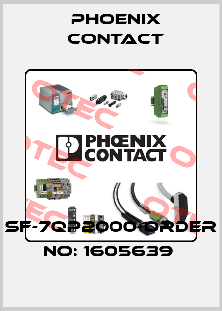 SF-7QP2000-ORDER NO: 1605639  Phoenix Contact