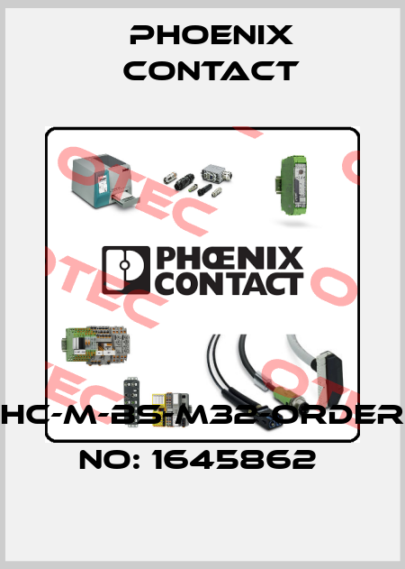 HC-M-BS-M32-ORDER NO: 1645862  Phoenix Contact