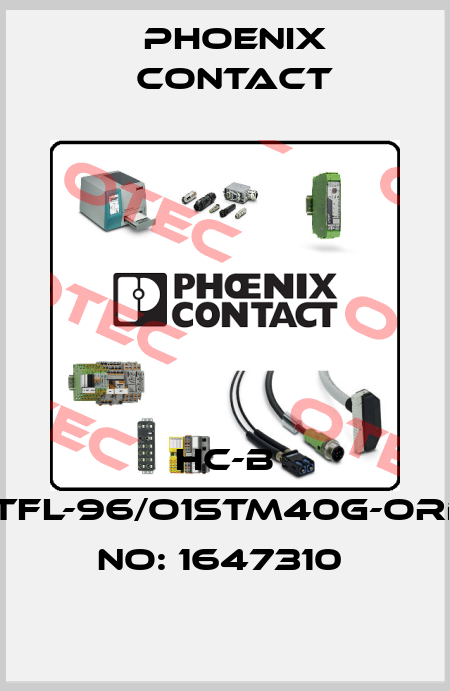 HC-B 48-TFL-96/O1STM40G-ORDER NO: 1647310  Phoenix Contact