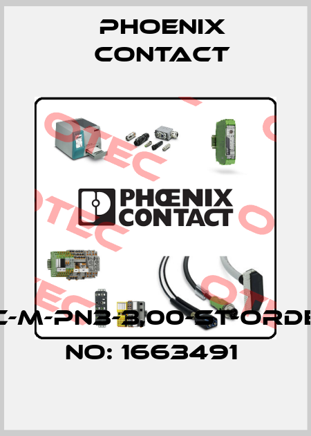 HC-M-PN3-3,00-ST-ORDER NO: 1663491  Phoenix Contact