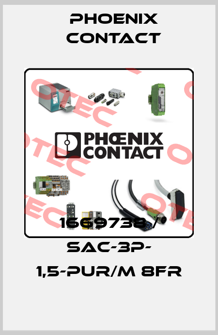 1669738 / SAC-3P- 1,5-PUR/M 8FR Phoenix Contact